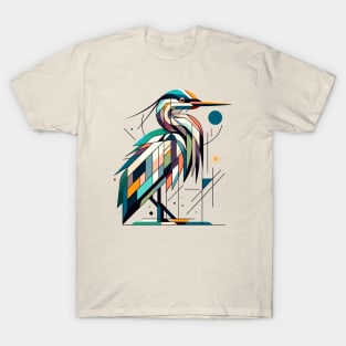 Geometric Heron T-Shirt